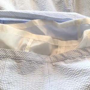 Lauren James Blue/white Seersucker Mini Dress L thumbnail 7