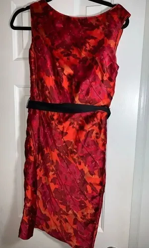Sexy silky size 6 red dress coast thumbnail 1