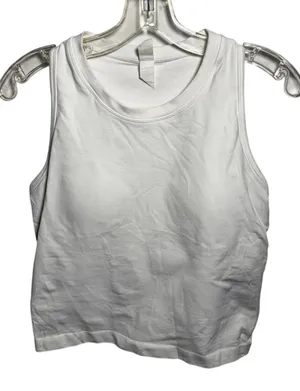 Halara Women's Size Large White Sleeveless Tank Top Shirt thumbnail 1
