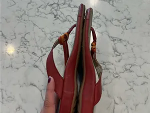 Keen Red Orange Strappy‎ Thong Flip Flop Sandals Shoes Size 8 thumbnail 7