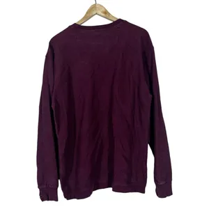 Pressbox Virginia Tech Hokies Corded Ribbed Sweatshirt Maroon Thumbhole Size M thumbnail 3