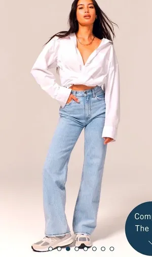 Abercrombie & Fitch Size 24 (37 in waist) The 90's Relaxed High Rise Jeans thumbnail 1