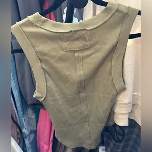 NWOT Free People We The Free Kate Tank - willow green - medium thumbnail 8