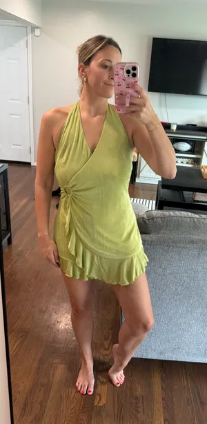 Blue Blush Flowy Romper thumbnail 1
