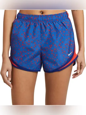 NWT Nike Dri-FIT Tempo Running Shorts Blue Red Stars 3X Plus Size thumbnail 3
