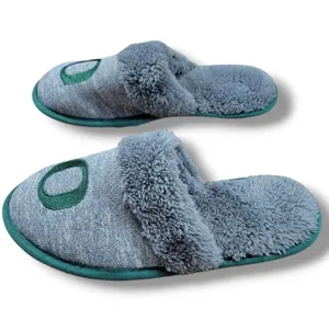 University Of Oregon Ducks Slippers Size XL (11-12) Womens Comfy Embroidery Gray thumbnail 3