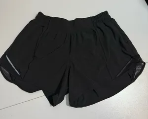 lululemon athletica Black Athletic Running Shorts thumbnail 1