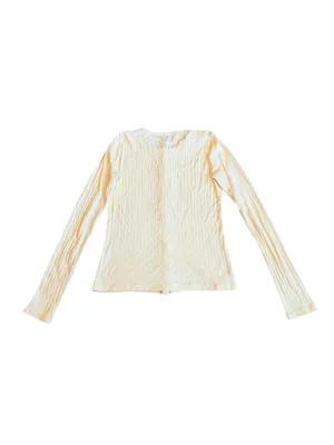 Brandy Melville Buttery Yellow Button-Down Cardigan Sweater Top Shirt One SIze thumbnail 8