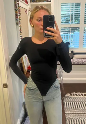 Body Contour Aritzia Black Bodysuit thumbnail 1