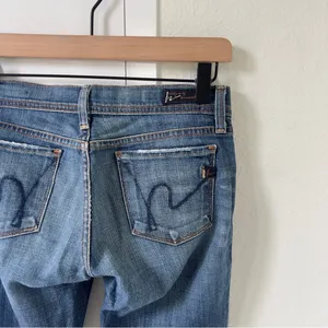 Vintage Citizens of Humanity Ingrid 002 Low Waist Flare Jeans thumbnail 7
