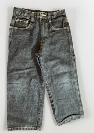 Southpole 10 Carpenter Capri Jeans Y2K Streetwear Workwear Denim grunge cropped thumbnail 1