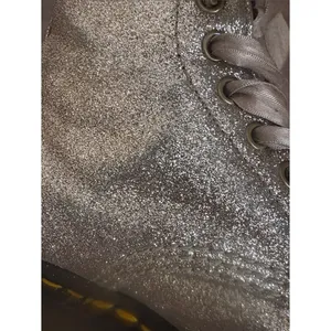 Dr Martens 1460 Pascal Glitter Boots Palegold Womens Size 7 thumbnail 7