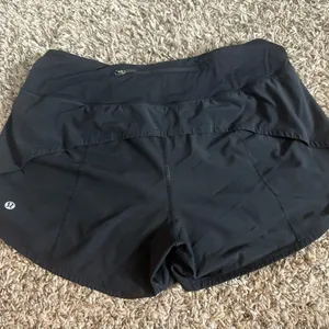 Lulu Speed ups Black Athletic Shorts thumbnail 1