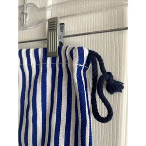 Manebi Bag Canvas Blue Striped Duster Bag Travel on Go‎ -Set of Two Drawstring thumbnail 3