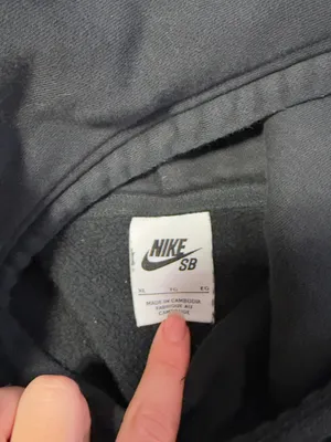 Nike Black Hoodie with Yellow Embroidered Logo thumbnail 3