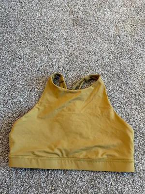 lululemon athletica High Neck Crisscross Strappy Energy Sports Bra SZ 10 thumbnail 2