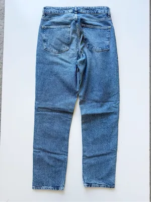 Zara High Waisted Straight Jeans Size 8 thumbnail 5