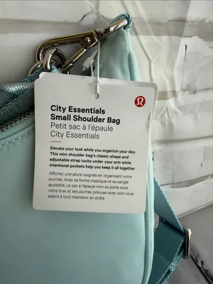 lululemon athletica City Essentials Small Shoulder Bag in Foam and Silver thumbnail 2