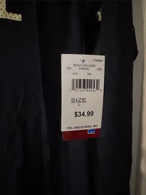 Purdue hoodie Black Size L thumbnail 2
