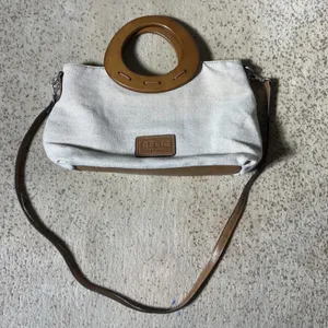 Relic Brand Zebra Tropical Leaf Canvas Handbag Wood Handle Crossbody RLH8120‎ thumbnail 5
