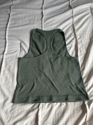 Green Free People Tank thumbnail 2