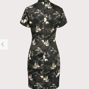 RIHOAS The Black Mandarin Collar Floral Cheongsam 22 thumbnail 7