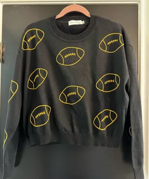 Football sweater Black Size M thumbnail 1