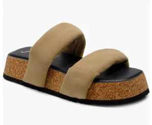 Free People NWOT Tan Chunky Sandals thumbnail 1