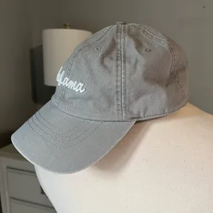 State of Mine Alabama Hat Light Gray Baseball Cap Adjustable Womens One Size thumbnail 4