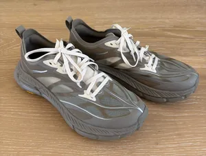 HOKA One One Trail Sneakers Mofate Speed 4 Lite Size US7.5 Sage Gray Cream thumbnail 1