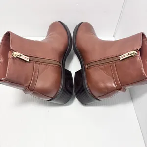 Tommy Hilfiger‎ Womens Imiera Faux Leather Ankle Booties Brown Size 7.5 thumbnail 3