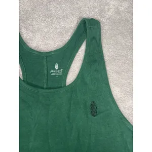 free people movement oversized tank mini dress small green thumbnail 6