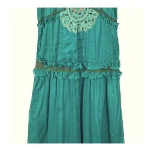 Urban Outfitters Lux Victorian Steampunk Green Midi Dress Size 5 thumbnail 6