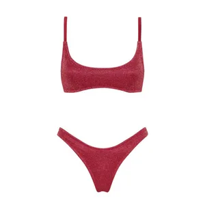 triangl swimwear Sparkling Red Bikini Set thumbnail 4