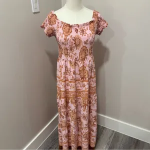 Vici‎ dolls pink and orange dress Large thumbnail 2