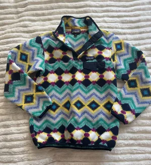 Patagonia patterned men’s synchilla pullover thumbnail 1