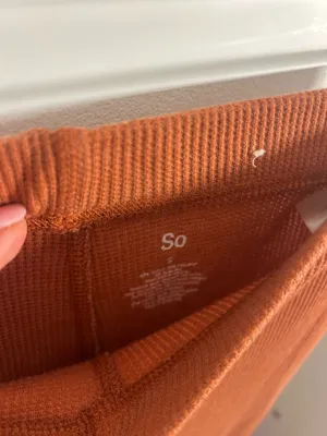 SO Kohls Flare Pants and Tank Top Waffle Knit Set thumbnail 7