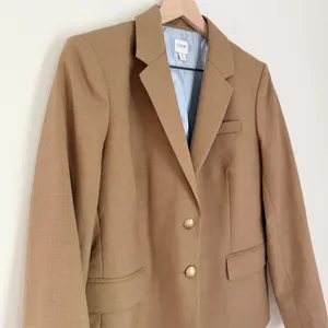 J. Crew Factory Wool Original Schoolboy Blazer Camel Brown Women’s Size 8 thumbnail 5