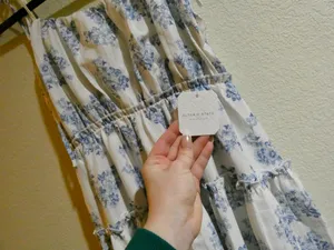 Altar'd State Summer Dress Floral Blue thumbnail 4