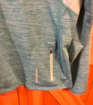 LL Bean 1/4 Zip Lightweight Pullover Women's Size XL Misses Item ID 289474 Aqua. thumbnail 6