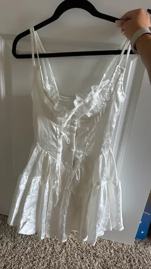 Shein White Dress Mini thumbnail 1
