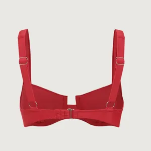 Berlook ECONYL® Red Underwire Bikini Top & High Waisted Bottom thumbnail 6