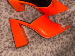 Cape Robbin Orange Mules thumbnail 1