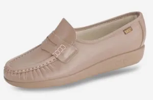 SAS 7W Timeless Mocha Leather Office Work‎ Teacher Comfy Everyday Fall Loafers thumbnail 1