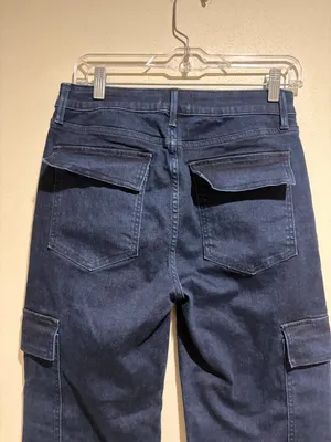 Driftwood Annabel Cargo Stretch Jeans Dark Wash thumbnail 8