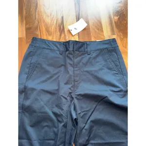 Nike Wide Leg Pant Women Large Black NEW Mid Rise Full Length standard athletic thumbnail 2