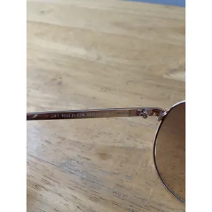 Guess Aviator Sunglasses Rose Gold Wire Frame Gradient Lenses 59 13-135 GUF241 thumbnail 8
