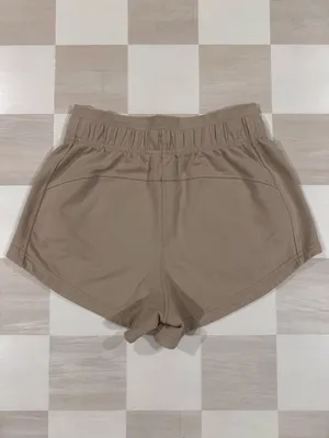 lululemon inner glow short cotton blend mojave tan 4 W7BDRS thumbnail 6