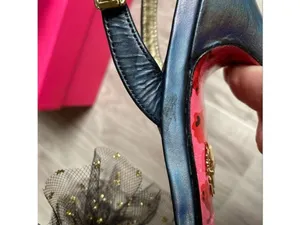 Betsey Johnson Charline Tulle Heels Gold thumbnail 13
