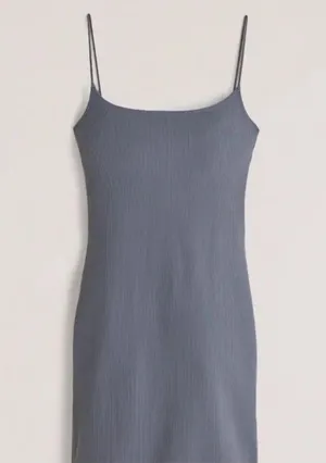 Abercrombie&Fitch Soft A&F Collection Ribbed Mini Bodycon Dress thumbnail 1
